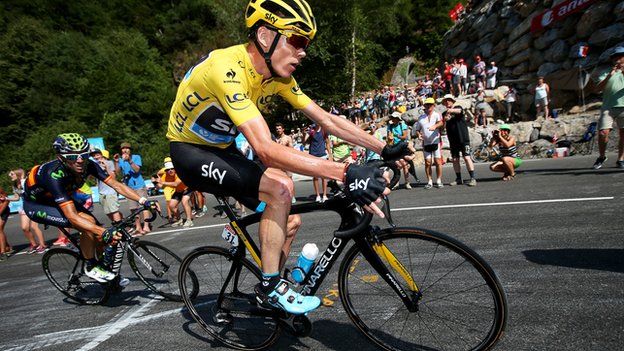 Froome has been bombarded with claims that the Team Sky leader is doping